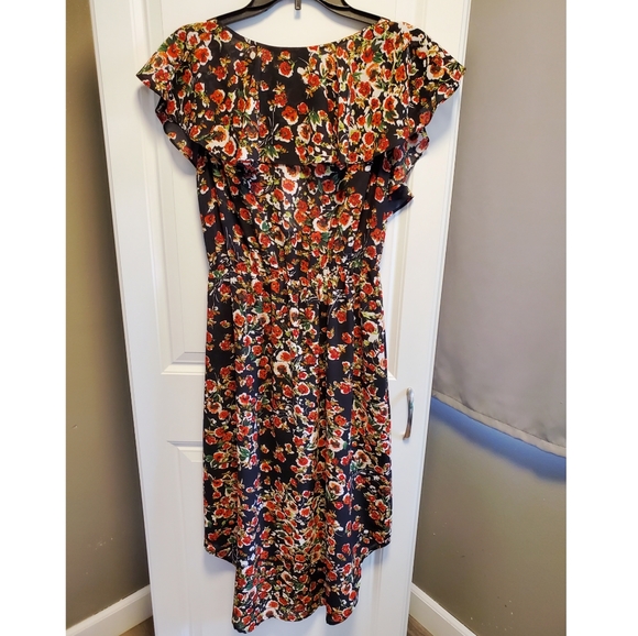 NWT WAYF floral ruffle midi dress - Picture 5 of 6